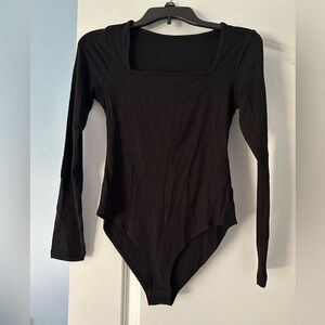 NWOT, Black Long Sleeve Bodysuit